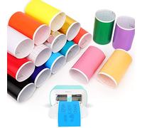 15 unidades Smart Adhesive Vinilo Permanent para Cricut Explore 3/Maker 3 Plotter Film Autoadhesivo Vinilo 13x13 pulgadas Plotter Film con 3 láminas de transferencia para manualidades y decoración DIY