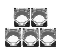 15 Unidades Tapas Interruptor Pulsador Transparentes Plástico 22Mm