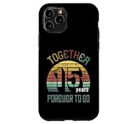 15 Wedding Anniversary For Couple Fifteen Years of Marriage Carcasa para iPhone 11 Pro