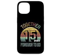 15 Wedding Anniversary For Couple Fifteen Years of Marriage Carcasa para iPhone 13