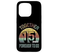 15 Wedding Anniversary For Couple Fifteen Years of Marriage Carcasa para iPhone 15 Pro