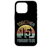 15 Wedding Anniversary For Couple Fifteen Years of Marriage Carcasa para iPhone 16 Pro