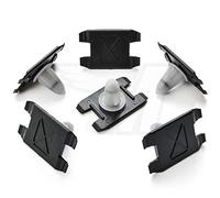 15 x Clips de sujeción exterior Rocker Forma de la pieza de fijación del arco de la rueda | 51718259025