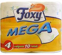 15 x Foxy papel higiénico Mega 2 capas decorado 4 rollos 4 unidades