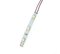 15 x para tira de luz LED SMD 3528 12 V-18 V flexible 15 x para SMD (luz | 15 unidades de luz blanca, 50 mm de longitud, precableado con alambre de 20 cm, ideal para maquetas y edificios