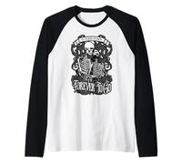 15 Years Down Forever To Go Pareja gótica 15 Aniversario Camiseta Manga Raglan