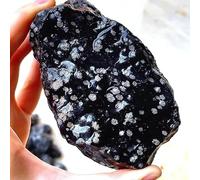 150-200g 1pc Snowflake Obsidian Rough Stone Crystal Quartz Specimens Spiritual Aquarium Garden Gift Gemstone Stone