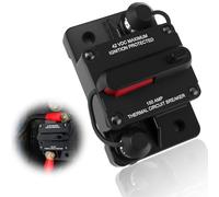 150 A Disyuntor con reinicio manual, fusible automático impermeable DC 12 V-48 V, disyuntor en línea para coche, barco, camión, caravana y sistemas de audio