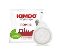 150 Café Cialdas Filtro Papel Compostables Kimbo Mezcla Pompei Fuerte Y Decidido