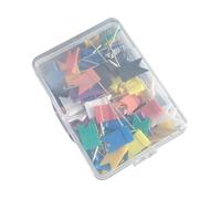 150 chinchetas multicolor para tablón de anuncios de oficina, geografía, enseñanza, viajes, mapas, planificación, corcho, tachuelas multiusos