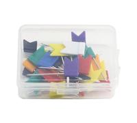 150 chinchetas multicolor para tablón de anuncios de oficina, geografía, enseñanza, viajes, mapas, planificación, corcho, mapas, chinchetas