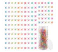 150 clips para el pelo de mariposa, KUAOOAUK Mini Cute Hair Accessories for Women and Girls, Sparkly Tiny Claw Clips with Box, 90s Beautiful Hair Clip in 8 Assorted Colors for Toddler Baby