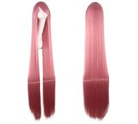 150 cm de largo recto rosa rosa rojo burdeos rojo cosplay peluca pelo sintético para mujeres fiesta super largo rojo cosplay pelucas + peluca gorra peluca común 24