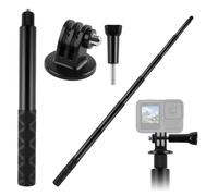 150 cm palo selfie invisible para Insta X3 X4 X5 RS, aluminio Selfie Stick de extensión extensible para GoPro, DJI, cámara de acción, para grabar vlogs o vídeos cortos durante tus viajes