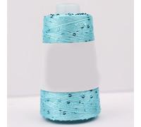 150 colores 3500m /500g hilo de seda de hielo de verano especial 3mm hilo de lentejuelas Diy tejido a mano muñeca de trapo tejer manta de lana