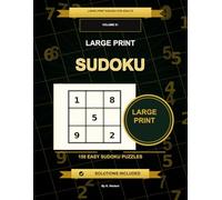 150 Easy Sudoku Puzzles: One Puzzle Per Page | Solutions Included (Large Print Sudoku for Adults)