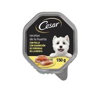 150 g Cesar Recetas de la huerta Tarrina en Paté y Gelatina para Perros