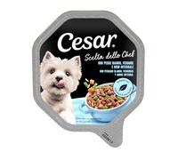 150 g Cesar Recetas del Chef Pescado con Verduras tarrina para perros
