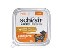 150 g Schesir Monoprotein Tarrina Pavo paté para perros