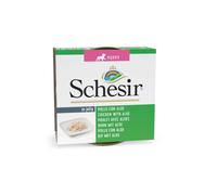 150 g Schesir Puppy pollo con aloe lata para perros