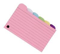 150 hojas de 7,6 x 12,7 cm, tarjetas de indexación rayadas, tarjetas de estudio de colores, tarjetas de estudio con rayas para aprender libro de registro del profesor