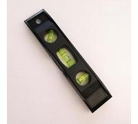 150 mm magnético para nivel de torpedo para nivel. Mini herramienta de gradiente de burbujas con carcasa de ABS negro y tubo acrílico, rango de medición de 6 pulgadas para polvo