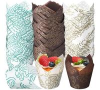 150 Moldes Papel Para Muffins, Moldes Para Cupcakes, Moldes Papel Para Muffins, Moldes Para Muffins, Moldes Para Muffins Con Formatulipán, Moldes De Papel Para Hornear Para Bodas