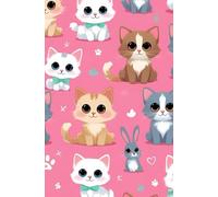 150 pages!! Cute Animals Cats Dogs Notebook for kids: Notebook Journal Calendar Blank School pages gift for all ages. It's a surprise for kids, adults, co workers and friends!