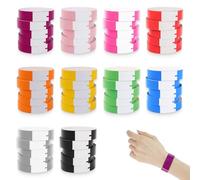 150 PCS 10 colores pulseras de entrada impermeables para festivales, eventos y parques acuáticos, papel DuPont resistente al desgarro, ecológicas, 100% a prueba de agua para actividades al aire libre