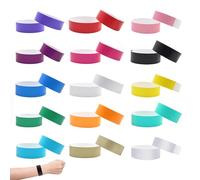 150 Pcs 15 Colores Pulseras De Identificacion, Pulseras Papel para Eventos Impermeables Pulsera de Entrada Ligeras Papier Kontrollbänder für Veranstaltungen para Fiestas Conciertos Bodas Clubes Parque