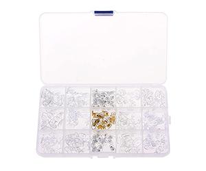 150 pcs Bestgle Almohadillas de Nariz para Gafas,Almohadillas de Nariz para Gafas Antideslizante Almohadillas de Nariz Kit de Reparación de Gafas Transparente