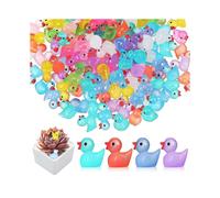 150 Pcs Little Ducks Glow In The Dark Ducks Resin Ducks Mini Ducks Small Ducks Tiny Ducks Desktop Decorations