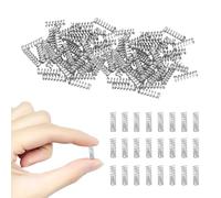 150 Pcs Muelle de Compresión de Acero Inoxidable 304, 0,5 mm x 3mm x 10mm Resorte Comprimido Helicoidal Retorno de Resorte Comprimido para Tijera de Jardinería Plateado