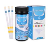 150 Pcs Test Acuario, 7-en-1 Test Agua Acuario, Medidor de PH, Cloro Libre, Nitrito, Dureza, Carbonato, Nitrógeno Amoniacal, Profesional Tiras de Prueba de Agua para Piscina, Jacuzzi, Pecera, Acuarios