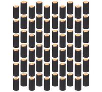 150 Piezas Cápsulas Termorretráctiles para Botellas de Vino, PVC | Sellado Flexible, Uso DIY para Botella de Vino, Acabado Decorativo Negro, Compatible Boca Recta