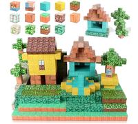 150 Piezas Construcciones Magnéticas Bloques, Cubos Magnéticos, Bloques de Construcción Magnéticos, Juguetes de Construcción de Cubos Magnéticos, Juguetes Creativos para Niños y Niñas Partir de 3 Años