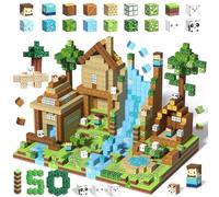 150 Piezas Cubos Magnéticos, Construcciones Magnéticas Bloques, Bloques de Construcción Magnéticos, Juguetes de Construcción de Cubos Magnéticos, Juguetes Creativos para Niños y Niñas Partir de 3 Años