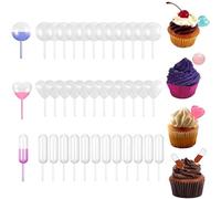 150 Piezas de Cuentagotas Pipetas de Plástico Alimentario de 4 ml - Formas Corazón, Redondas y Rectangulares, Perfectas para Decorar Chocolate, Cupcakes y Fresas con Precisión