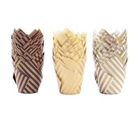 150 piezas de Pastel de Envoltura de Cupcakes, Papel de Moldes para Cupcakes, Tazas para Muffins de Tulipanes, Tazas para Hornear Tulipanes para Fiestas, Bodas, Fiestas de Cumpleaños