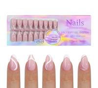 150 piezas en uñas de punta de arte extraíble sin costuras diseños extraíbles sin costuras puntas de manicura para mujeres