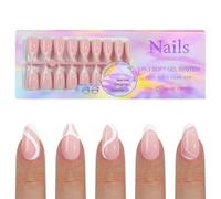 150 piezas en uñas de punta de arte extraíble sin costuras diseños extraíbles sin costuras puntas de manicura para mujeres