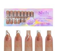 150 piezas en uñas punta de arte desmontable sin costuras diseños extraíbles sin costuras puntas de manicura para mujeres