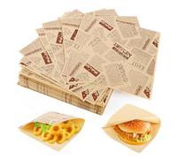 150 Piezas Papel Antigrasa Alimentos, papel Antigrasa, Papel Hamburguesa Para Envolver Alimentos, para Sándwiches hamburguesas Patatas Fritas Snacks(15 x15cm)