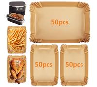 150 Piezas Papel Freidora Aire, Papel Horno Rectangular Papel de Horno para Ninja Foodi FlexDrawer Dual Zone AF500EU AF500EUCP 10,4 L y Otras Freidora de Aire, Accesorios Airfryer