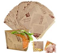 150 Piezas Papel Hamburguesa, Papel Antigrasa Alimentos, Papel Para Envolver Alimentos, Papel Hamburguesa Antigrasa, Papel Para Hamburguesas, Para Hamburguesas, Snacks, Patatas Fritas