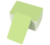150 Piezas Tarjetas de Papel Kraft para Estudio, Mensaje, Escribir y Visita - Verde, 8,9x5,2 cm/3,5x2,04 Pulgadas - para Estudiar, Memorizar, DIY y Regalo