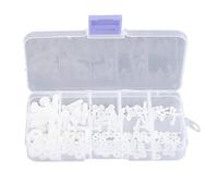 150 piezas tornillos pernos tuercas arandelas Kit surtido M2 M2.5 M3 M4 M5 poliamida tornillos tuercas arandelas con caja de almacenamiento