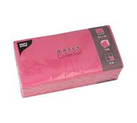 150 servilletas "Daily Collection" pliegue 1/4 24 cm x 24 cm, fucsia