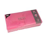 150 servilletas "Daily Collection" pliegue 1/4 de 32 cm x 32 cm, color fucsia