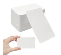 150 Tarjetas de Papel en Blanco 9 x 5,2 cm para Visita y Mensaje - Personalizar Postales